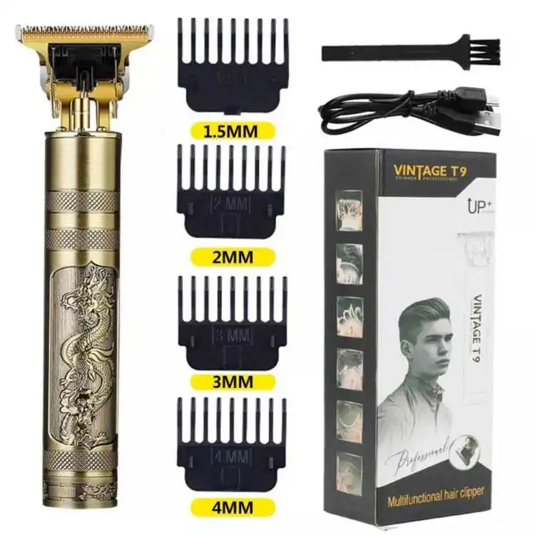 Product image of T9 Professional Stainless Steel Blade Hair Trimmer Clipper With 4 Limit Comb