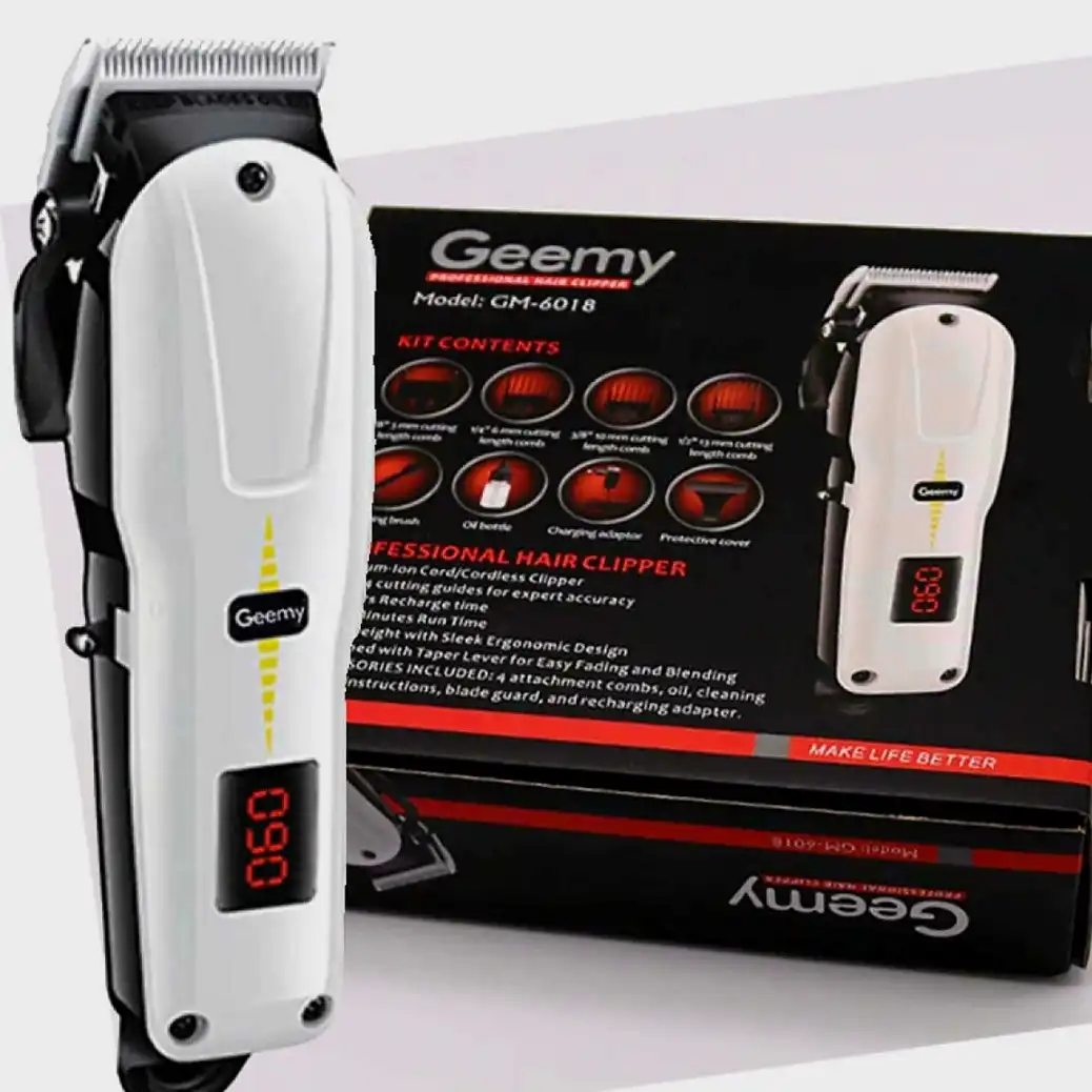 Product image of Geemy Professional Hair Clipper, Rechargeable Hair Cutting Machine,  Hair Clipper Gm 6008