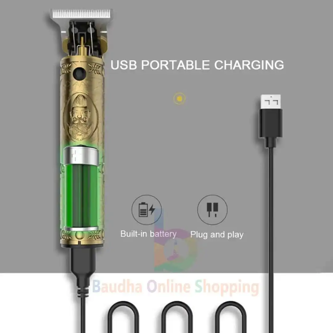 Product image of VGR V-085 SUPER TRIM Professional Hair Trimmer Runtime: 120 min Trimmer for Men (Black, Gold)