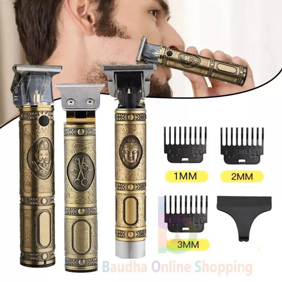 Product image of VGR V-085 SUPER TRIM Professional Hair Trimmer Runtime: 120 min Trimmer for Men (Black, Gold)