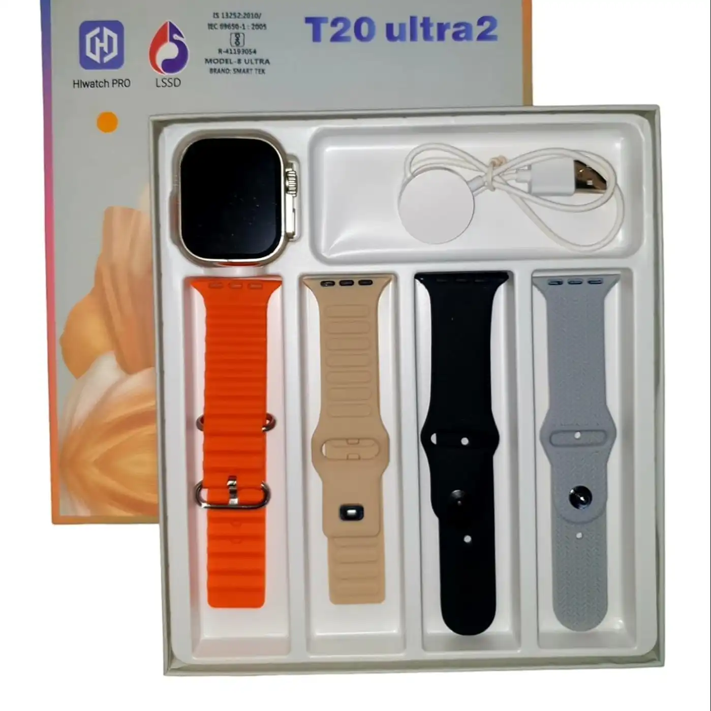 Product image of T20 Ultra 2 Bluetooth Calling Smart Watch with Heart and Sports Monitaring with 4 Bands
