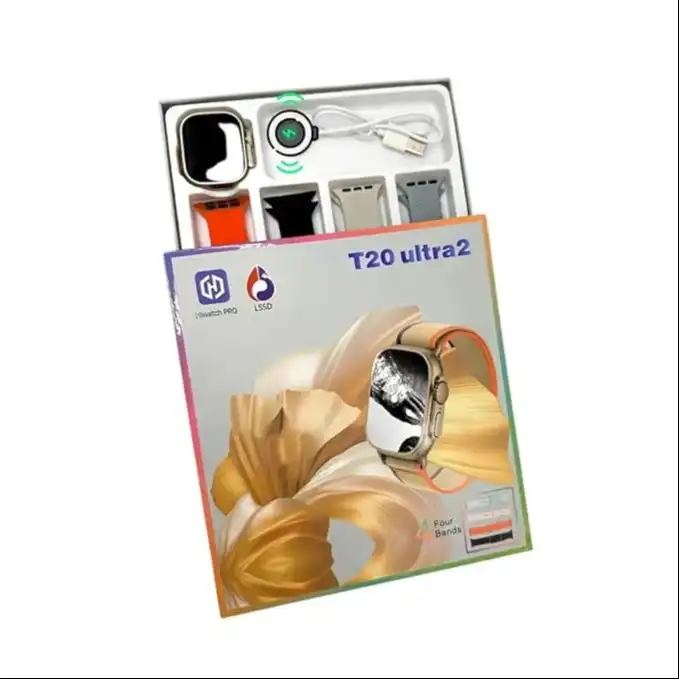 Product image of T20 Ultra 2 Bluetooth Calling Smart Watch with Heart and Sports Monitaring with 4 Bands