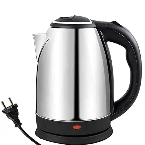 Product image of Electric Kettle (1.8L, 1500W,&Water Temperature Bottle (500ml) Combo Pack - Silver and Black