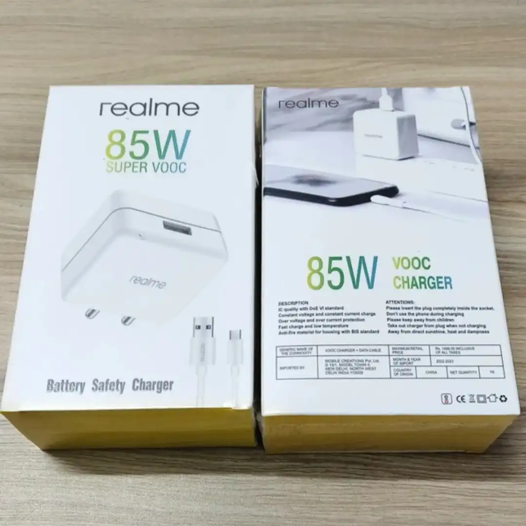 Product image of 85W power Adapter Super fast charger for fast support mobile True 8r all mobile Type C