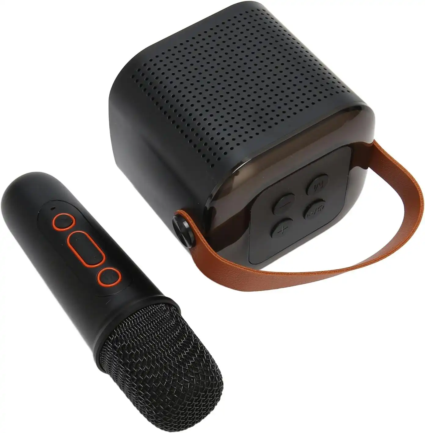 Product image of Mini Karaoke Bluetooth Speaker with Wireless Microphone, RGB Light, 6W Karaoke Speaker