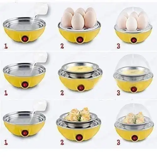 Product image of Multipurpose Egg Boiler/Food Steamer- 350W- Assorted Colors