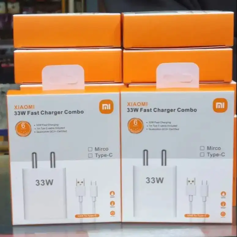 Product image of Xiaomi 33W fast Charger Combo V8 cable