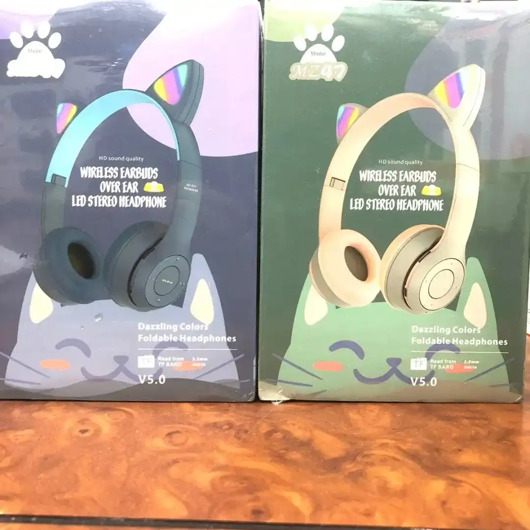 Product image of MZ-047 Wireless Earbuds Over Ear Led Stereo Headphone