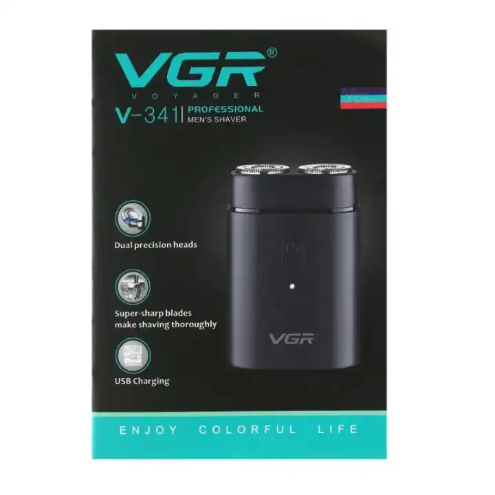 Product image of VGR 341 Double Head Shaver Rechargeable With Pocket Friendly Size For Clean Shave