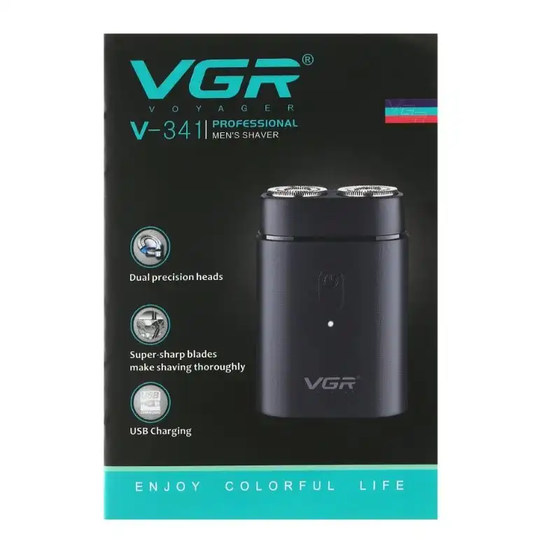 Product image of VGR 341 Double Head Shaver Rechargeable With Pocket Friendly Size For Clean Shave