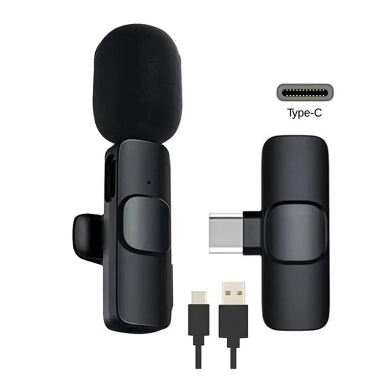 Product image of K8 Wireless Collar Mic Android & Type C Supported Wireless Microphone Top Selling