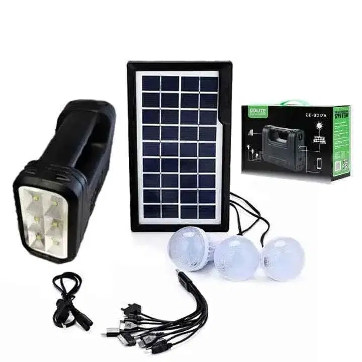 Product image of GDLITE Solar Lighting Kit Inverter Light With Solar Charging System with 3 Bulb
