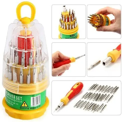 Product image of 31 In 1 Mini Screwdriver Bits Set with Magnetic Flexible for Home Appliance