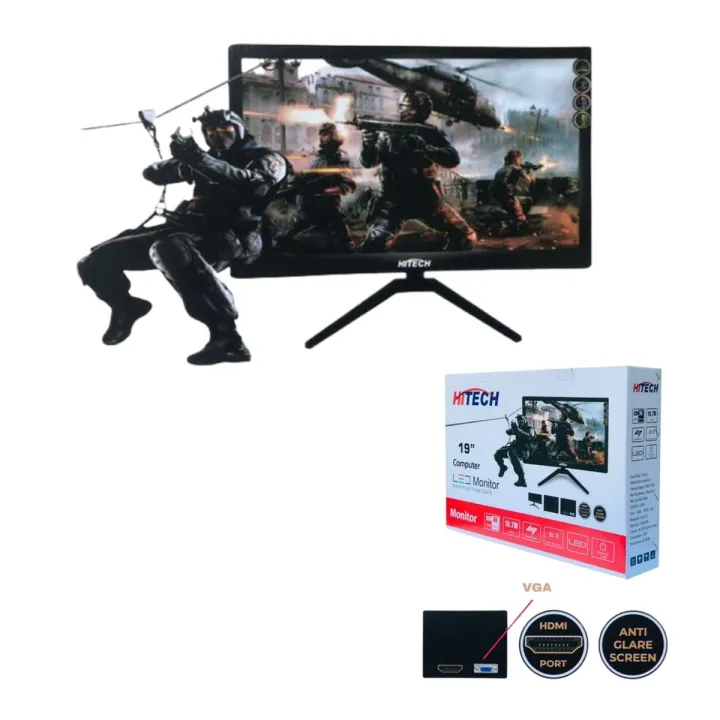 Product image of Hitech 19" Led Monitor With VGA & HDMI Supported