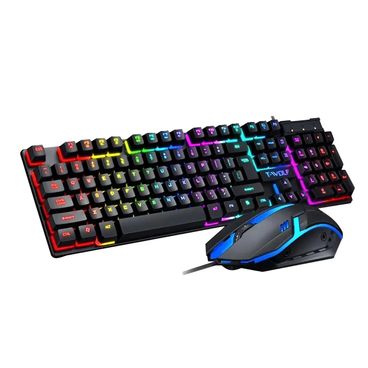 Product image of T-WOLF TF 200 RGB LED Backlight USB Mechanical Gaming Keyboard With Multimedia Keys