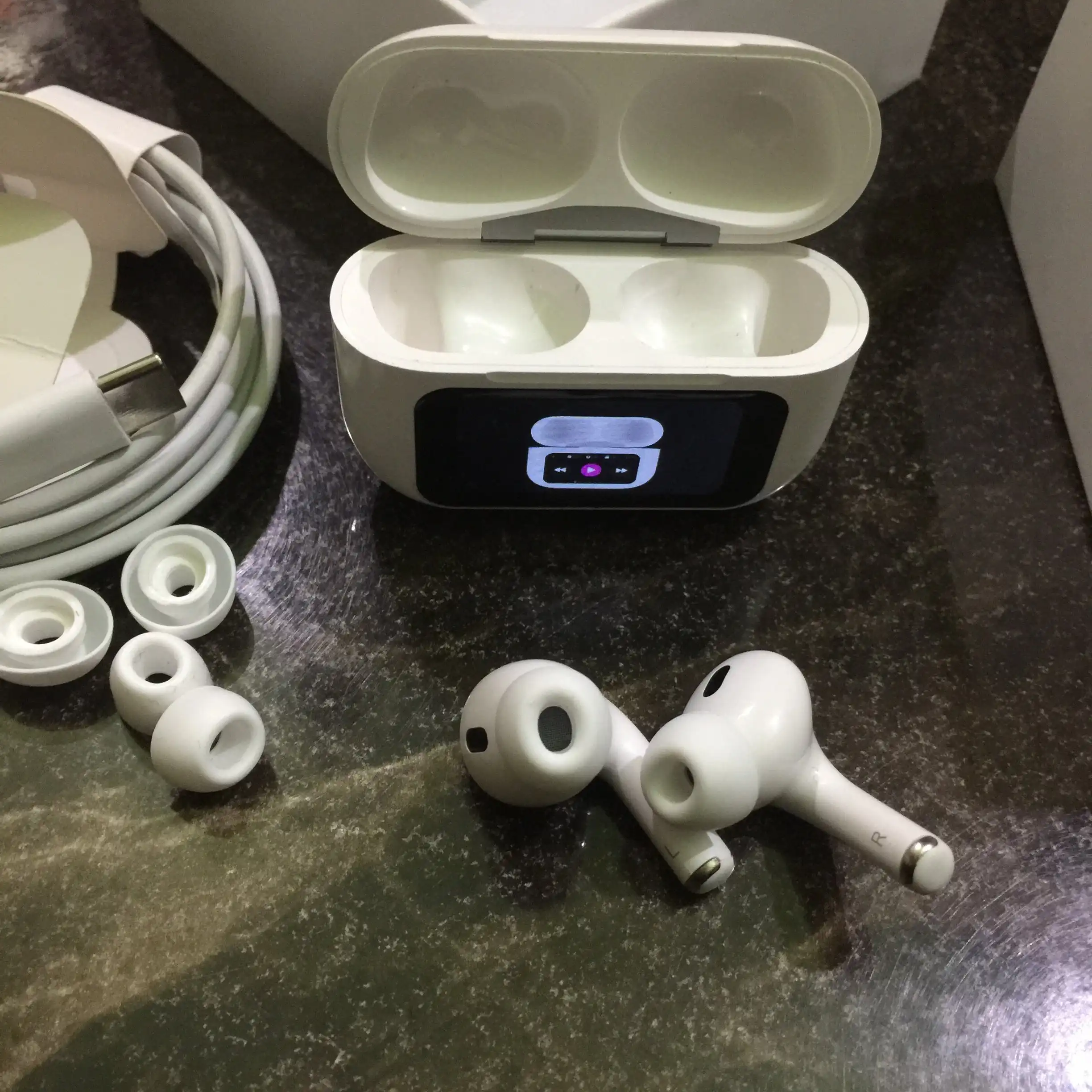 Product image of Airpods Duble Dark Noise Reduction Digital Touch Control ANC/ENC Effective Sound Strong Bass