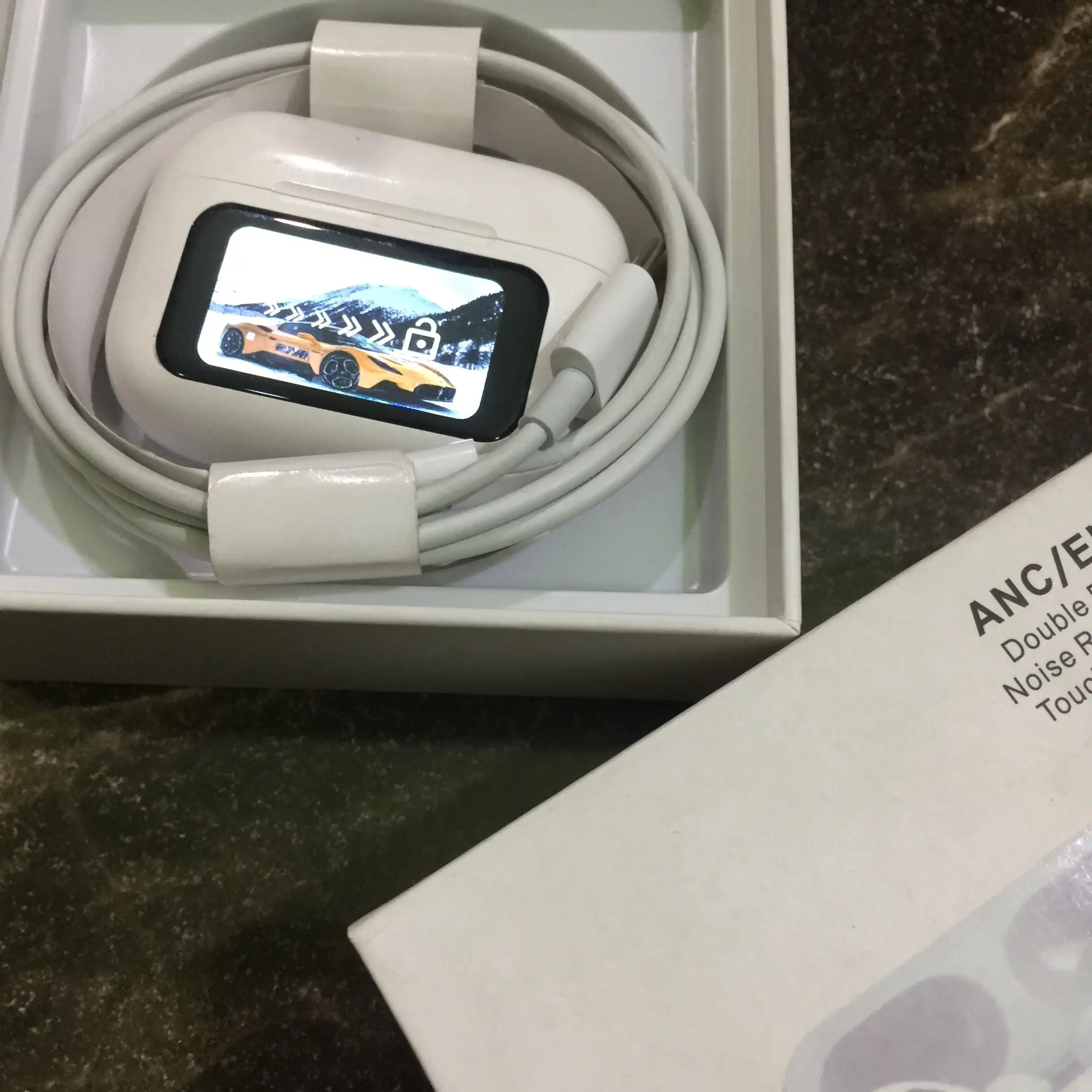 Product image of Airpods Duble Dark Noise Reduction Digital Touch Control ANC/ENC Effective Sound Strong Bass