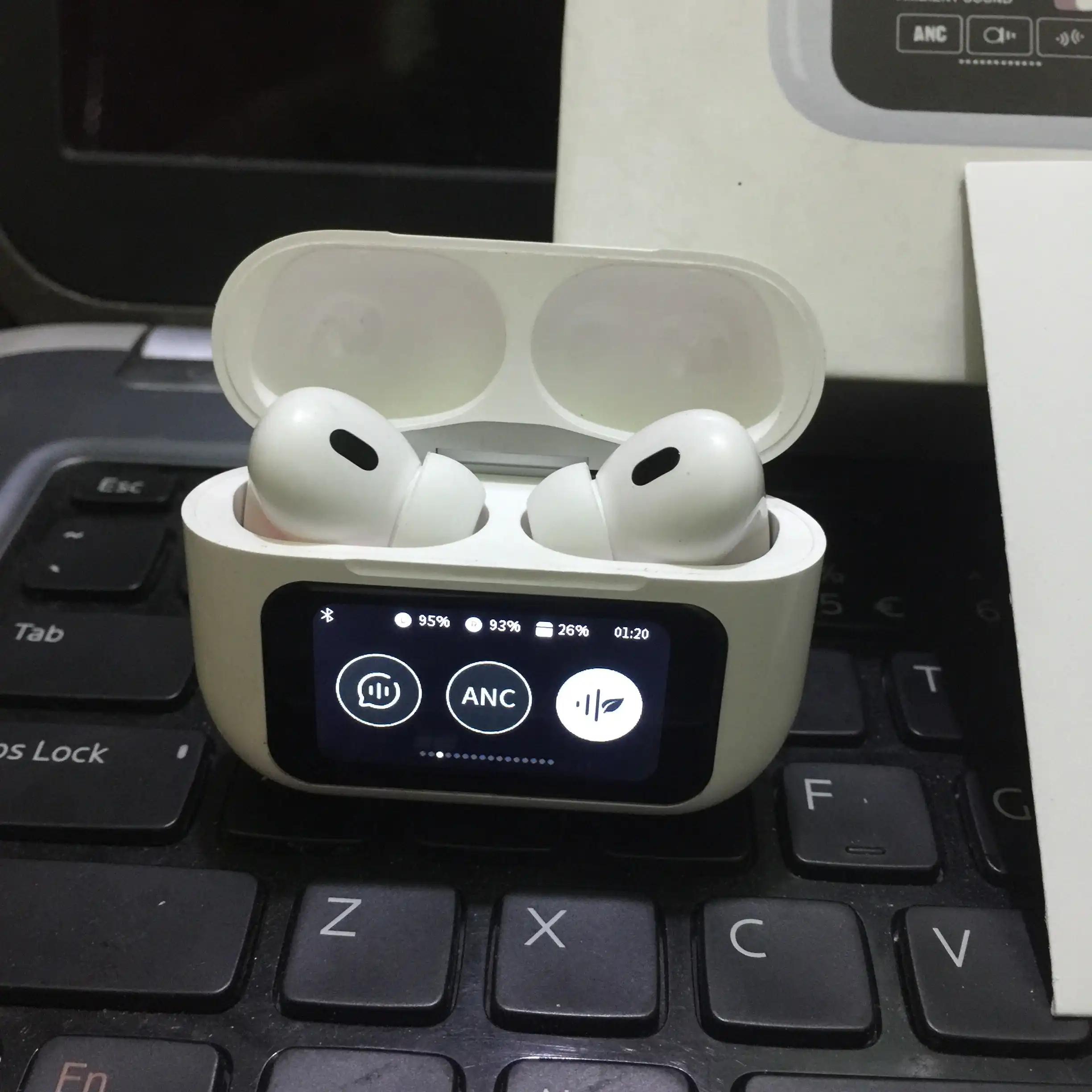 Product image of Airpods Duble Dark Noise Reduction Digital Touch Control ANC/ENC Effective Sound Strong Bass