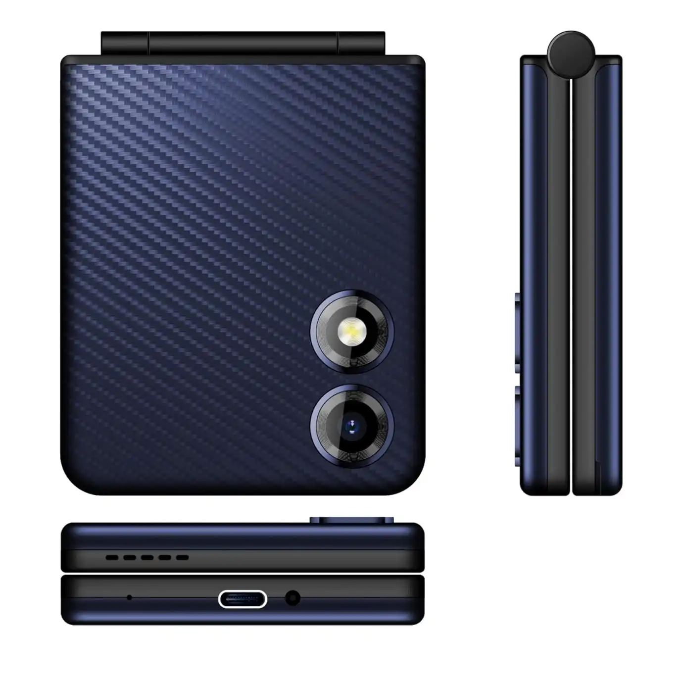 Product image of Micromax MMX X1i Flip keypad Phone with Dual SIM | Big 2.4" Display | TypeC USB Port |
