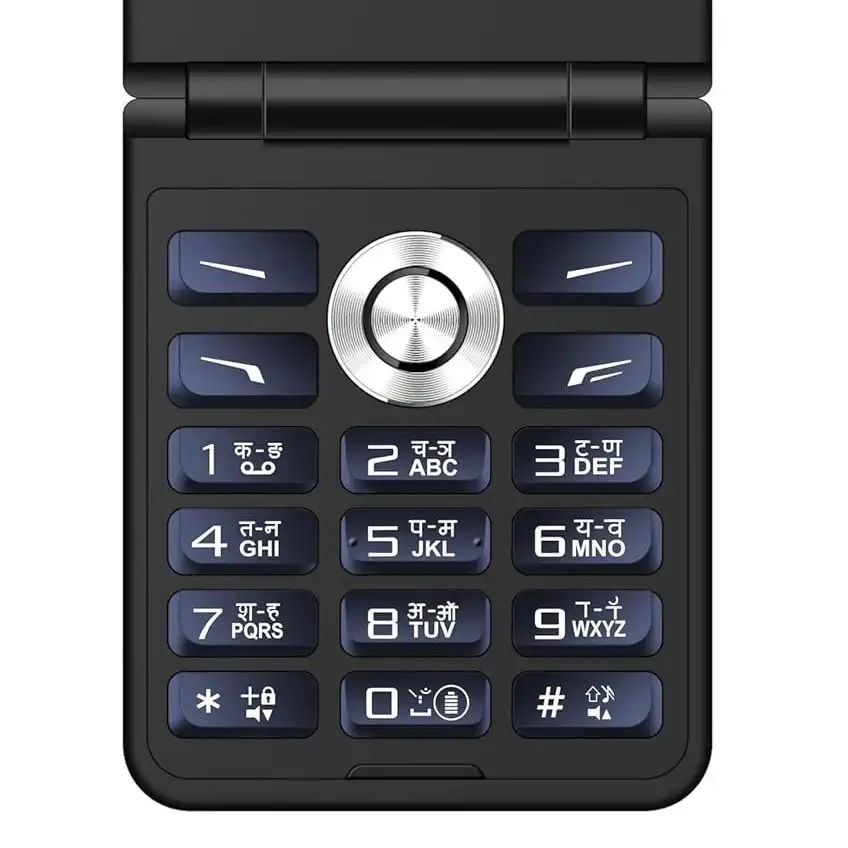 Product image of Micromax MMX X1i Flip keypad Phone with Dual SIM | Big 2.4" Display | TypeC USB Port |