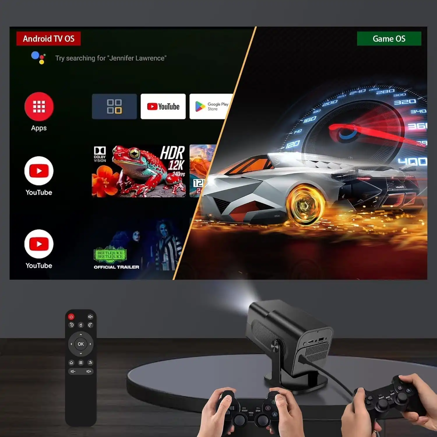 Product image of HY320 Mini Andorid Portable Projector