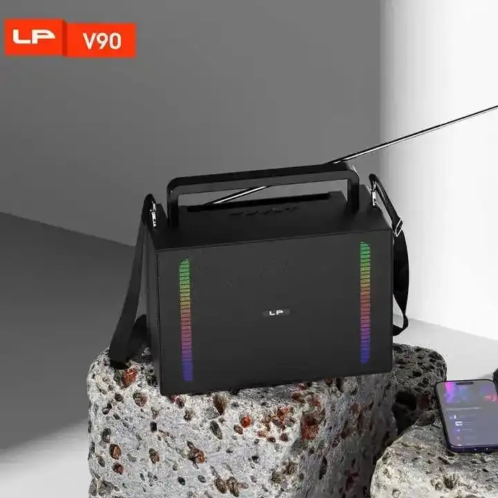 Product image of LP-V90 Portable Wireless Bluetooth Speaker – Super Bass Stereo Sound
