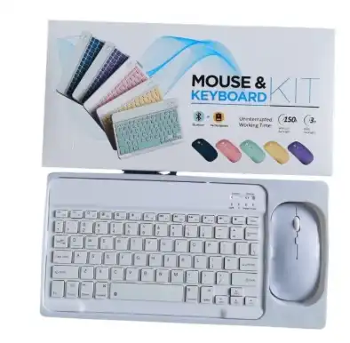 Product image of Bluetooth Keyboard and Mouse Combo Ultra-Slim Portable Rechargeable