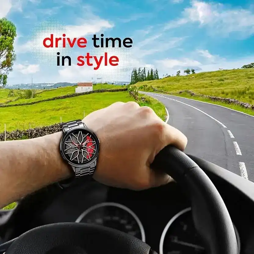 Product image of Watch - For Men Wheel Rolling Dial Watch | Spinner Watch