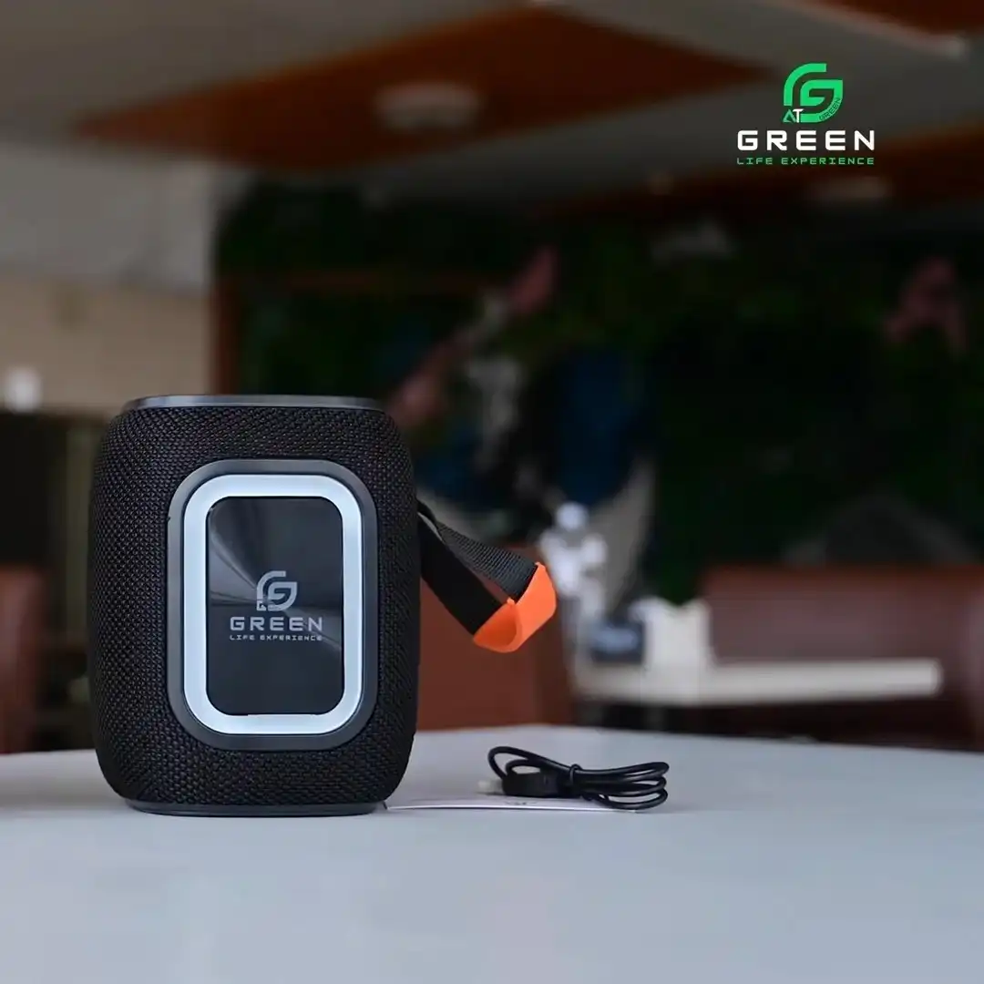 Product image of Green Melody-15 | Portable Bluetooth Speaker | 15 Watt | Heavy Bass | 8 Hours | RGB Light | Type-c | 2500 mAh
