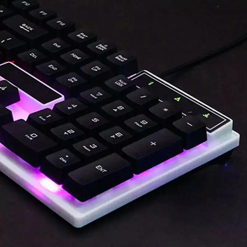 Product image of MILANG K6 Professional Polychromatic RGB Rainbow Backlit Gaming Waterproof Mech Feel Keyboard