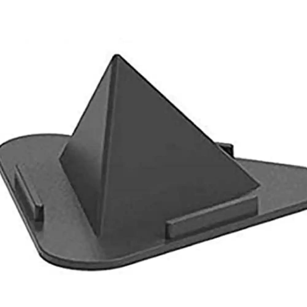 Product image of Universal Portable Three-Sided Triangle Desktop Stand Mobile Phone Pyramid Shape Holder Desktop Stand (Black)