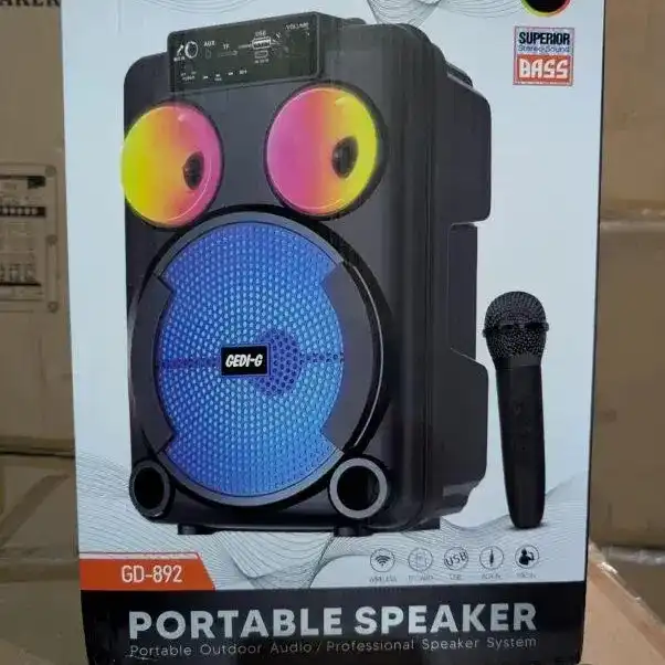 Product image of GEDI-G GD-892 8 Inch Professional Outdoor Speaker System.