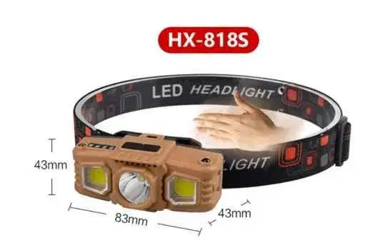 Product image of USB Rechargeable Sensor Headlight with 3 Mode light LED Headlamp