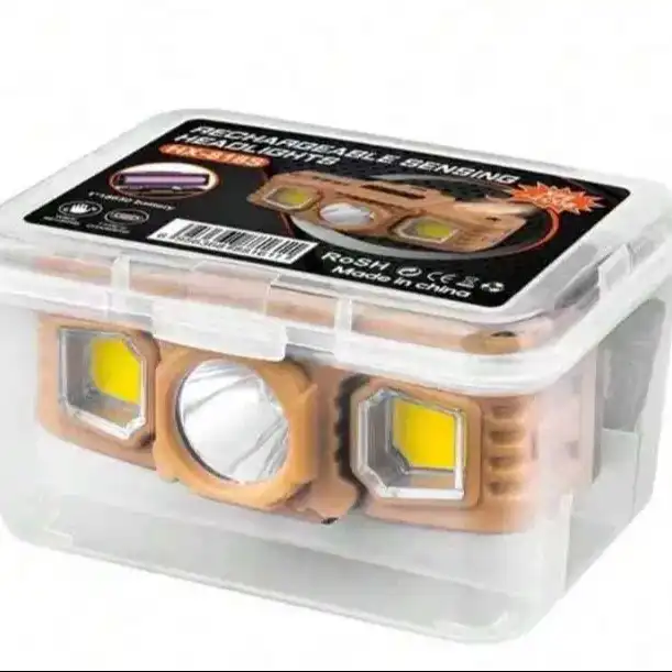Product image of USB Rechargeable Sensor Headlight with 3 Mode light LED Headlamp
