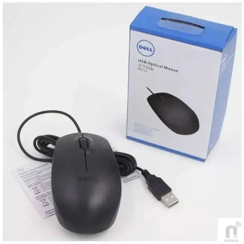 Product image of Dell blue box Wire Mouse, Mobile Optical Mouse, Silent Portable USB Optical 2.4G/5.0, Portable Computer Mouse