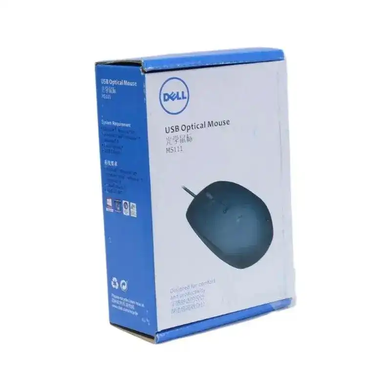 Product image of Dell blue box Wire Mouse, Mobile Optical Mouse, Silent Portable USB Optical 2.4G/5.0, Portable Computer Mouse