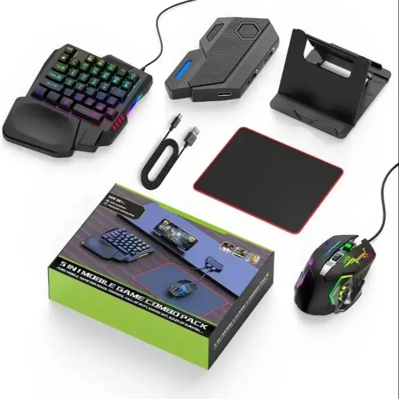 Product image of Mobile Game Combo Pack 5 In One Android With Keyboard And Mouse For Mobile Game