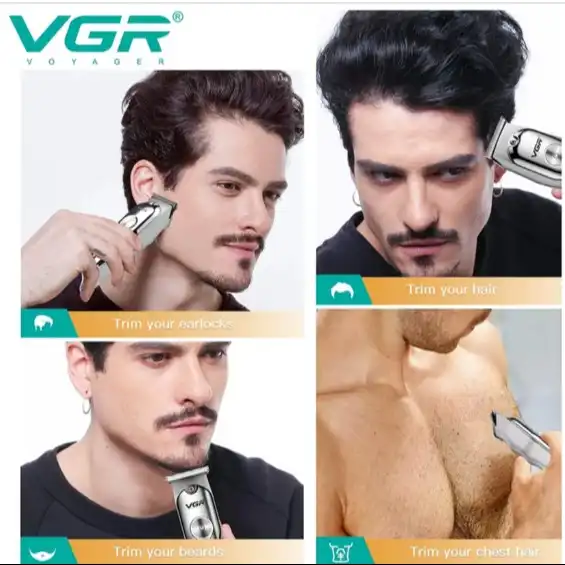 Product image of VGR V-071 Cordless Professional Hair and Beard Clipper Runtime 120 Min-Trimmer For Men With 3 Guide Combs- Original Genuine Product