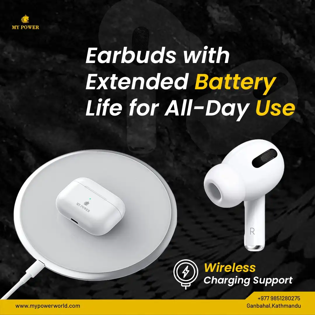 Product image of ANC + ENC Wireless Bluetooth 5.3 Earbuds with 20H Backup