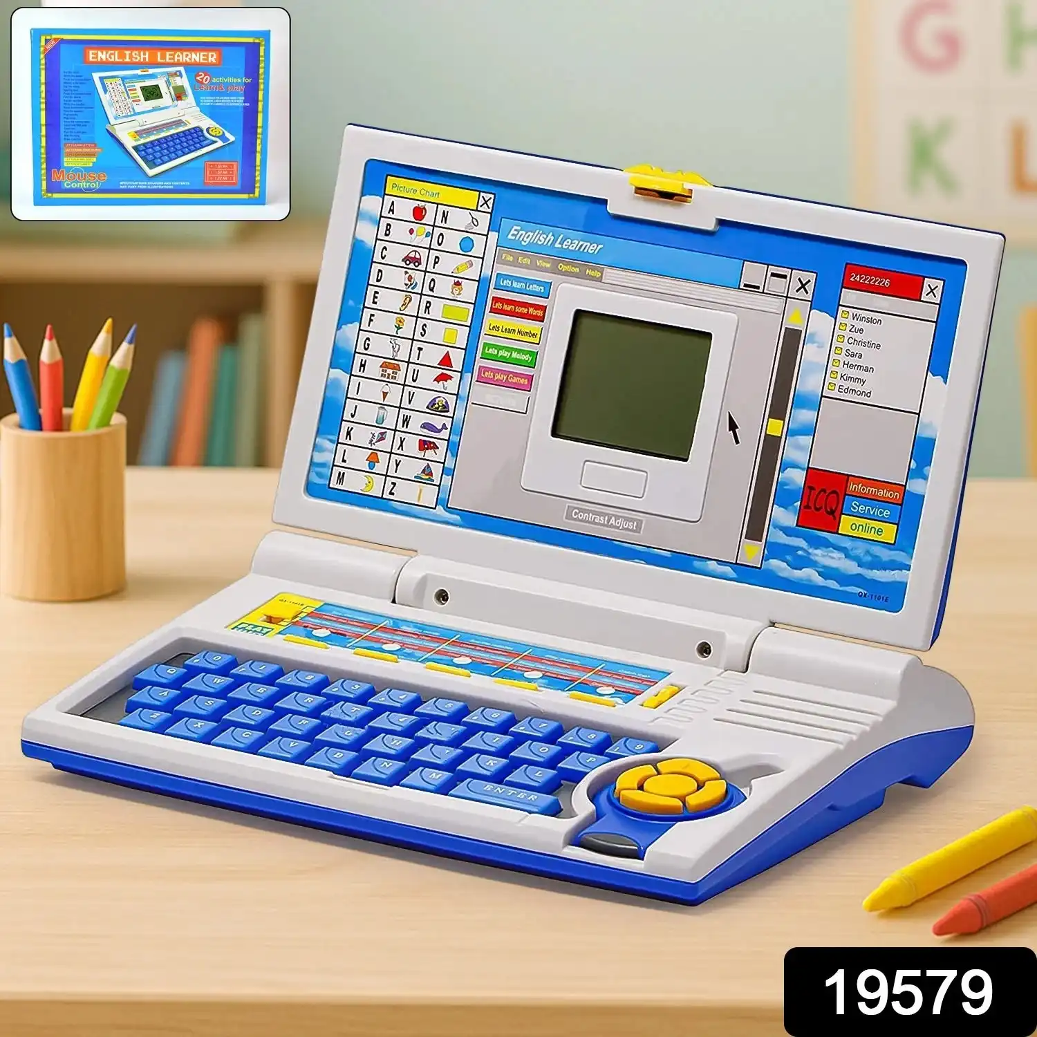 Product image of English Learner Educational Laptop Toy – 20 Learning Activities