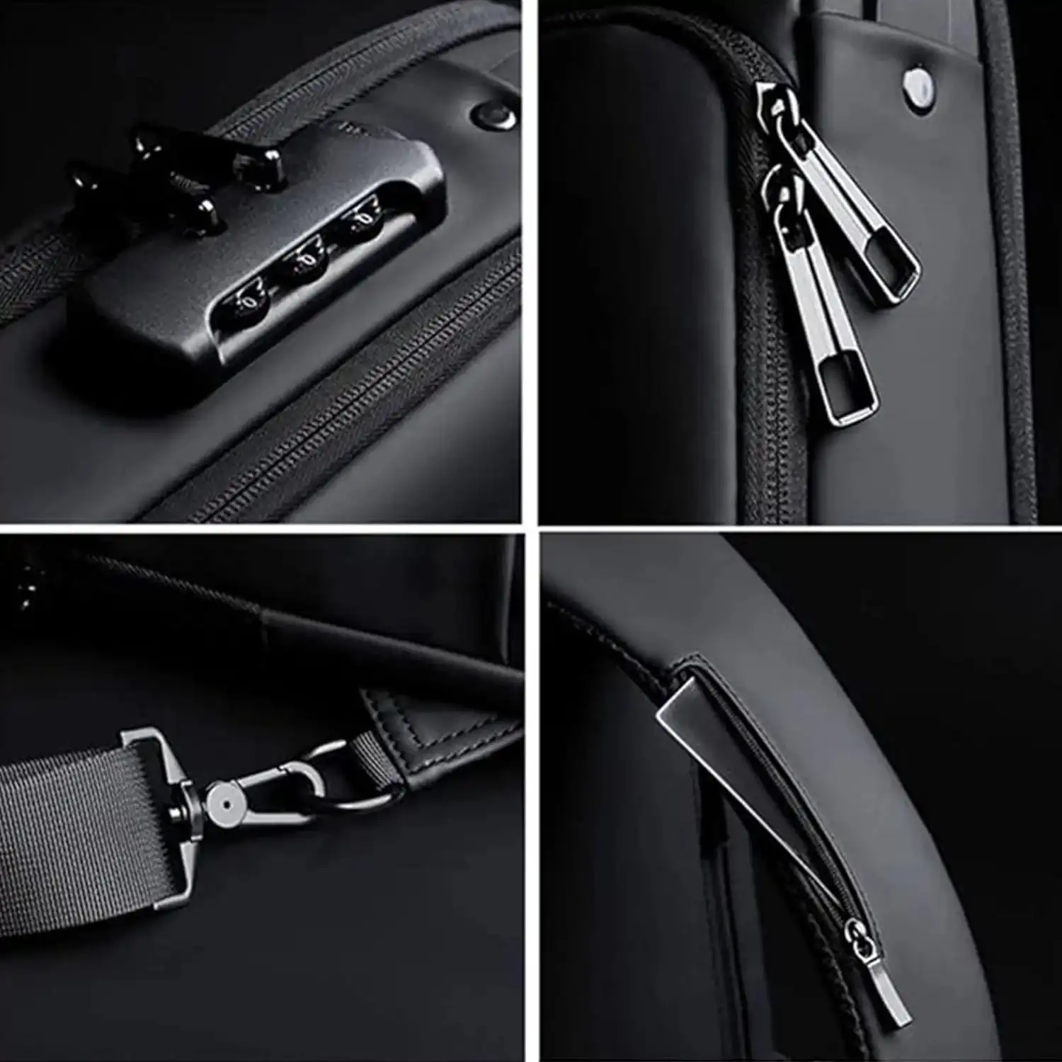 Product image of Trendy Anti-Theft Crossbody Sling Bag with USB Charging Port (1 Pc)