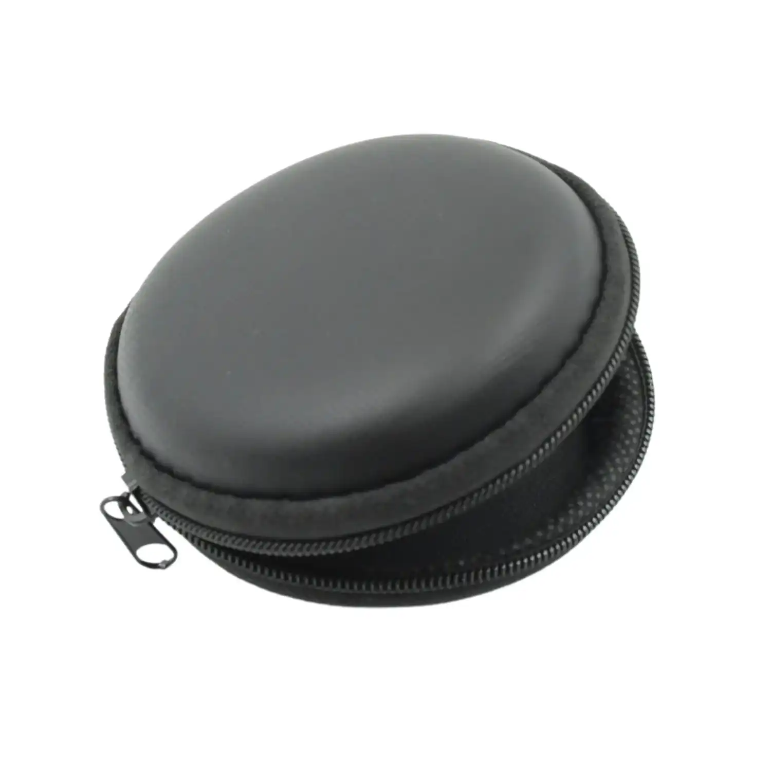 Product image of Cute Round Earphone Carrying Case - Multi-Use Pocket Pouch for Headphones, Cables, Coins, Airpods & More