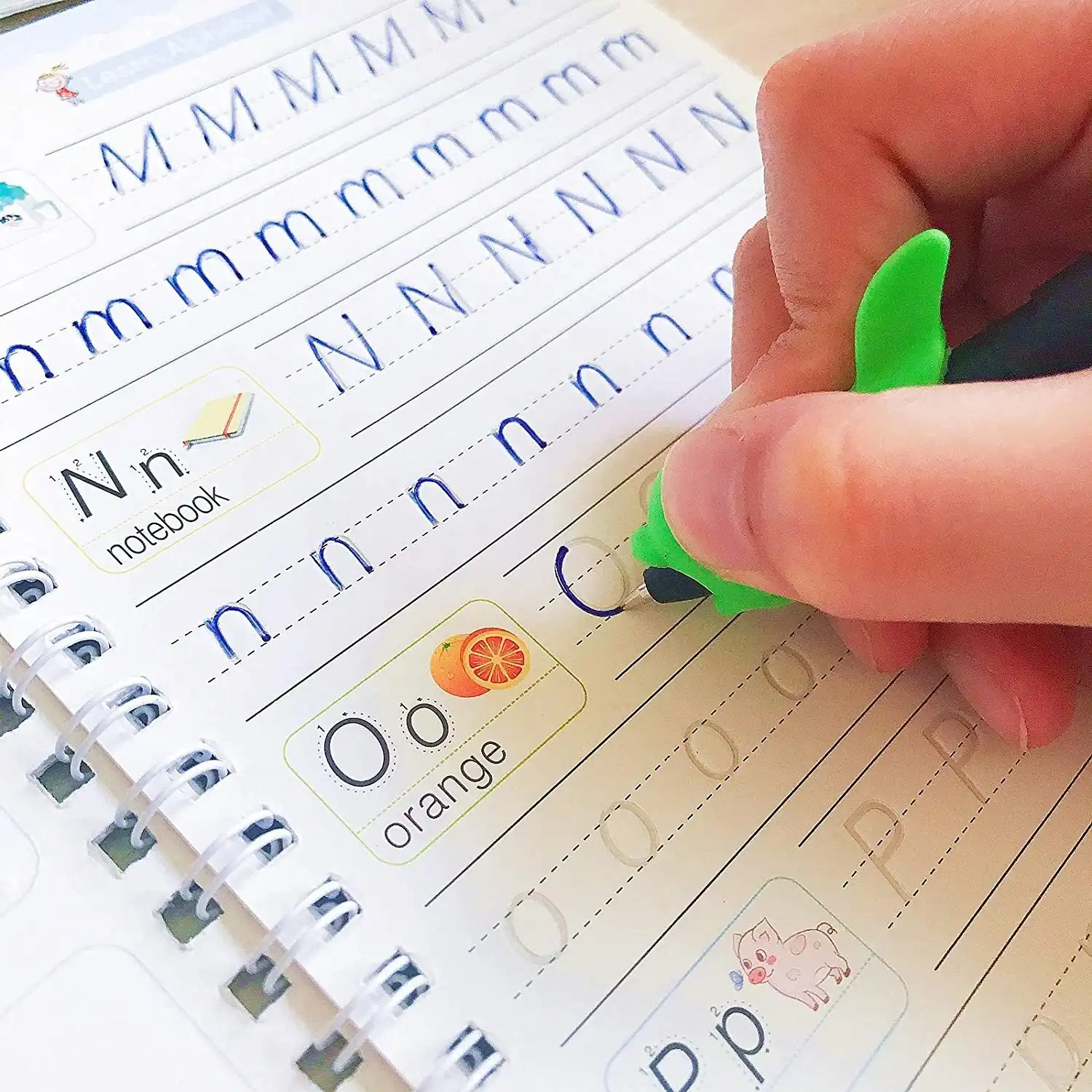 Product image of 4 Pc Magic Copybook widely used by kids, children’s and even adults also to write down important things over it while emergencies etc