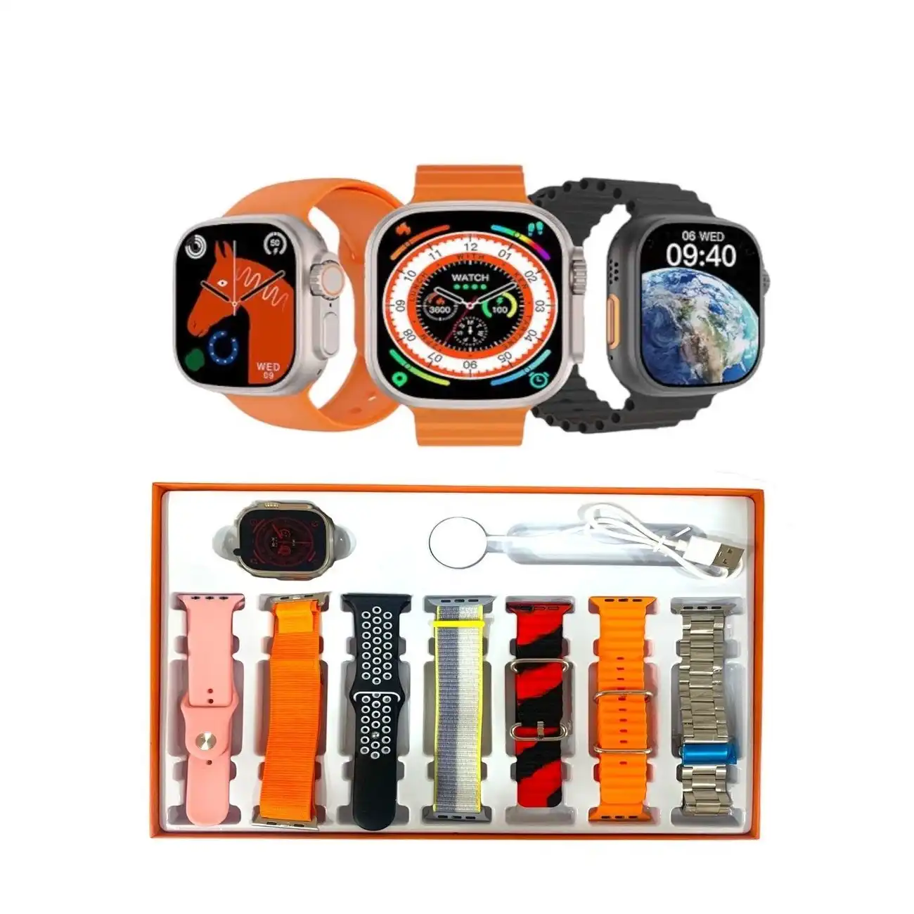 Product image of Ultra Smart Watch 7 in 1 with BT Calling – 49MM Big Display Sports Smartwatch for Men & Women