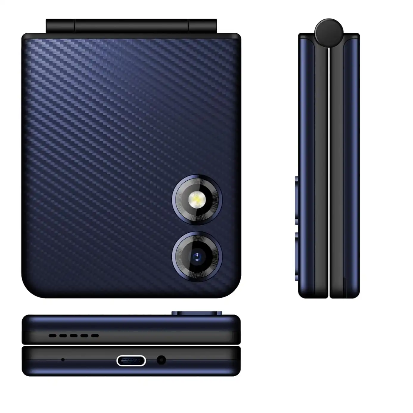 Product image of Micromax MMX X1i Flip Keypad Phone – Dual SIM, 2.4 Inch Big Display, Type-C USB, Wireless FM & Auto Call Recording