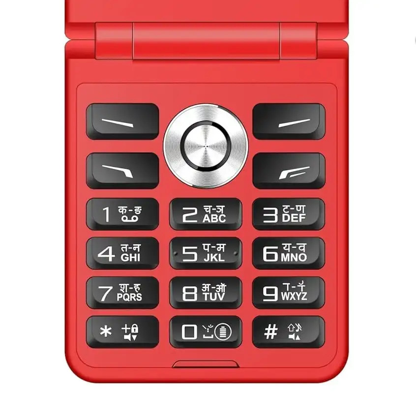 Product image of Micromax MMX X1i Flip Keypad Phone – Dual SIM, 2.4 Inch Big Display, Type-C USB, Wireless FM & Auto Call Recording