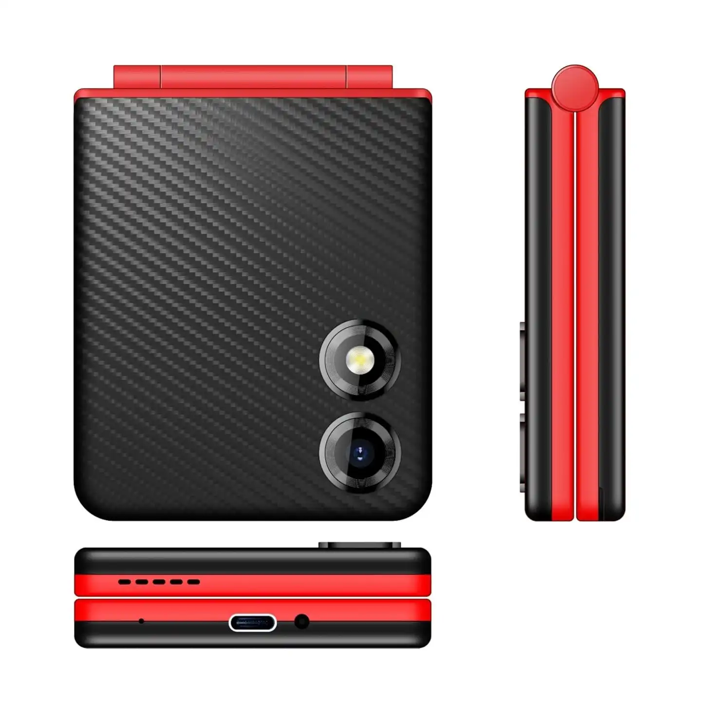 Product image of Micromax MMX X1i Flip Keypad Phone – Dual SIM, 2.4 Inch Big Display, Type-C USB, Wireless FM & Auto Call Recording