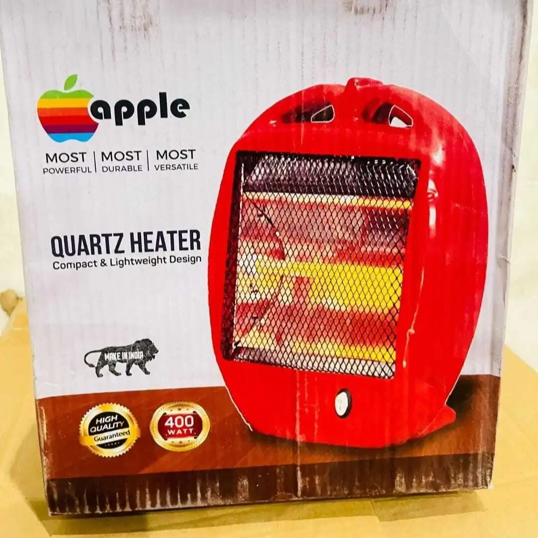 Product image of 400W Mini Apple Heater – Portable Electric Quartz Room Heater for Home & Office