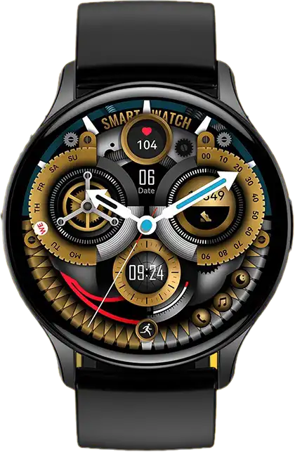 Product image of AMOLED Smart Watch M707Pulse – HD Bluetooth Calling, IP68 Waterproof Fitness Tracker (Black)