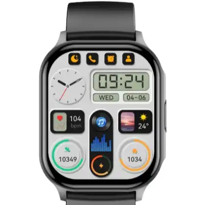 Product image of Timesqr 8 Smart Watch – 2.04” Ultra HD AMOLED Display, Bluetooth 5.2, IP67 Waterproof Fitness Tracke